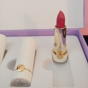Tatcha mini Sunrise plum blossom lipstick bullet